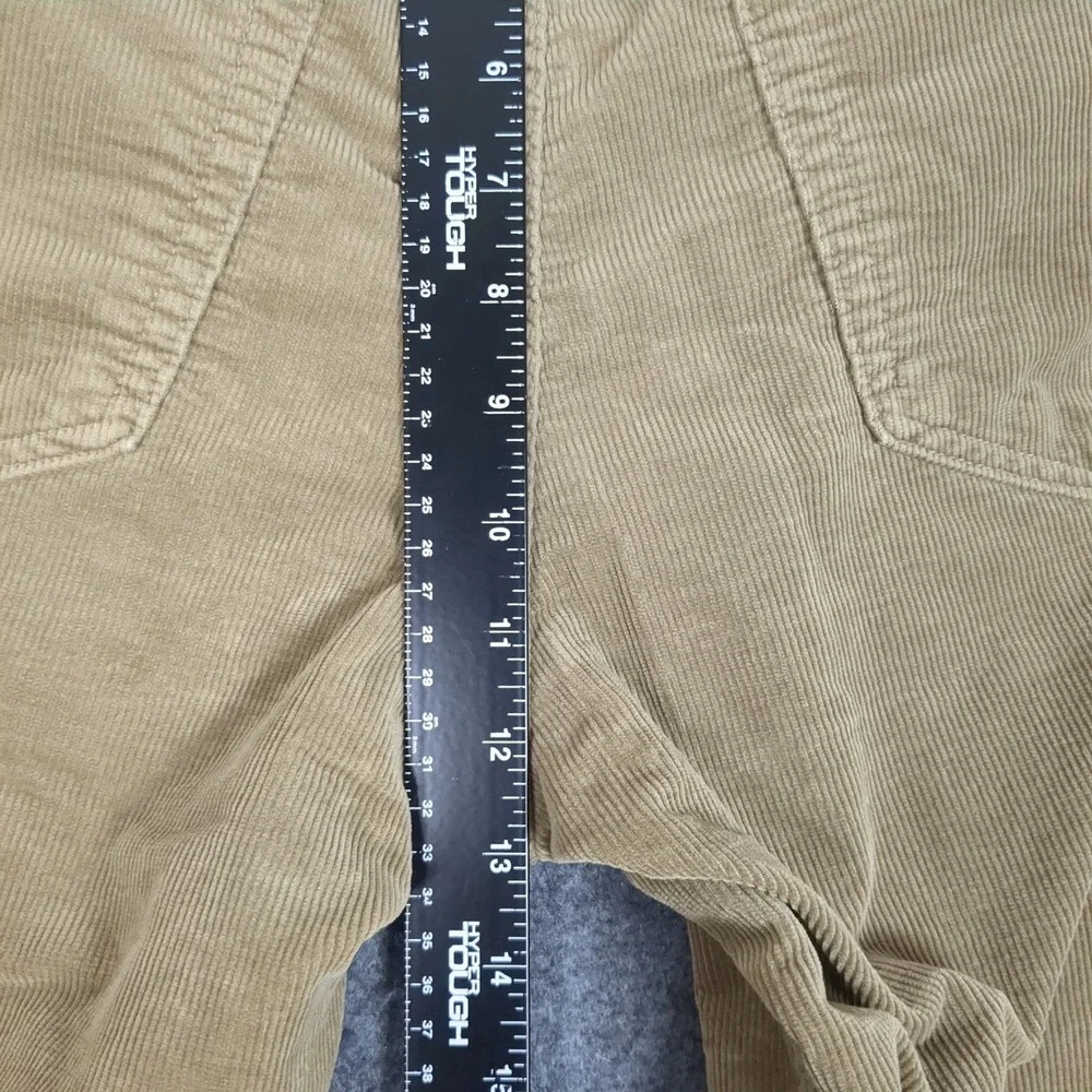 Banana Republic Mens Tan Khaki Corduroy Straight Leg Pants Casual 5-Pocket 31x30